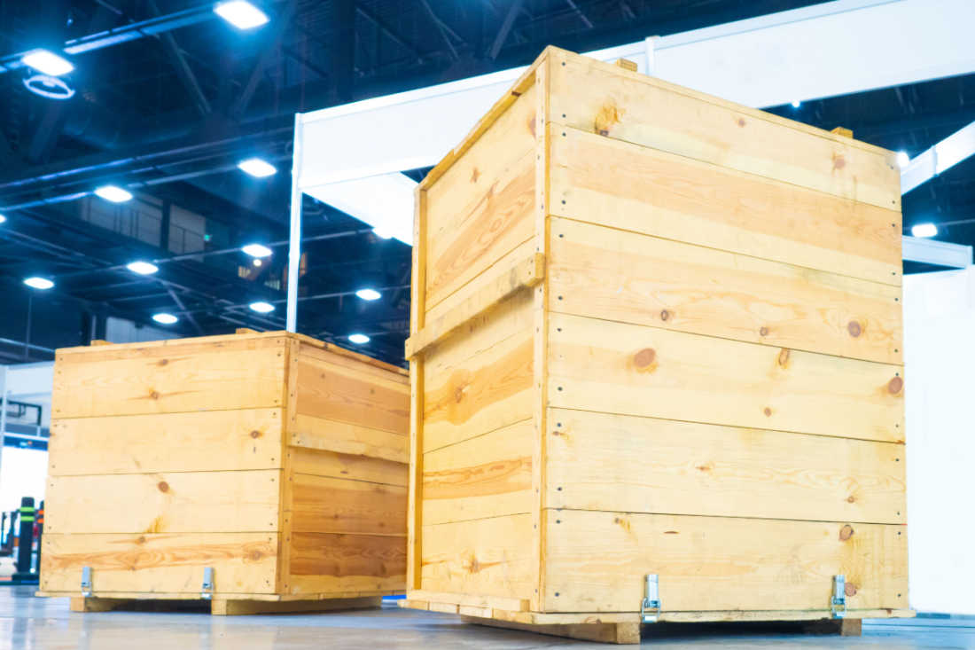 Trade show crates