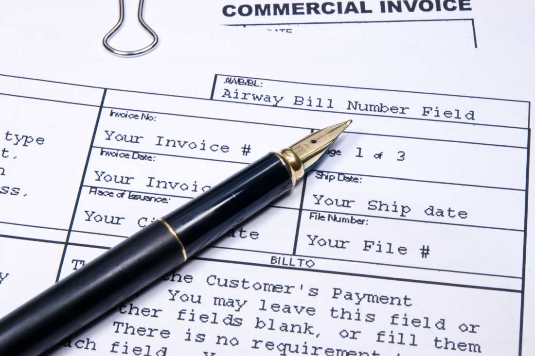 Commercial invoice