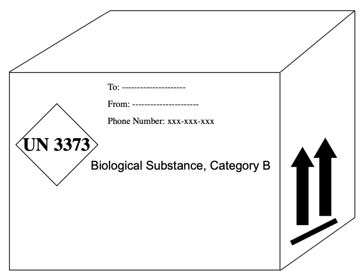 UN 3373 labeling instructions